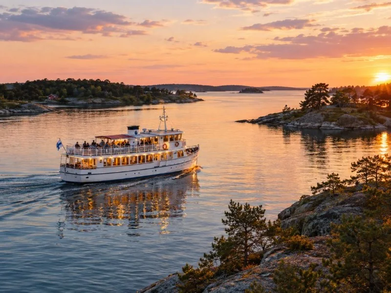 Abendkreuzfahrt im Helsinkier Schärengebiet