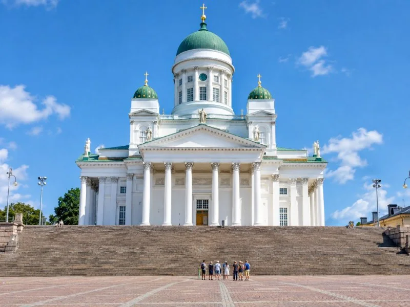 Highlights der Stadt mit Kleinbus und Fähre nach Suomenlinna